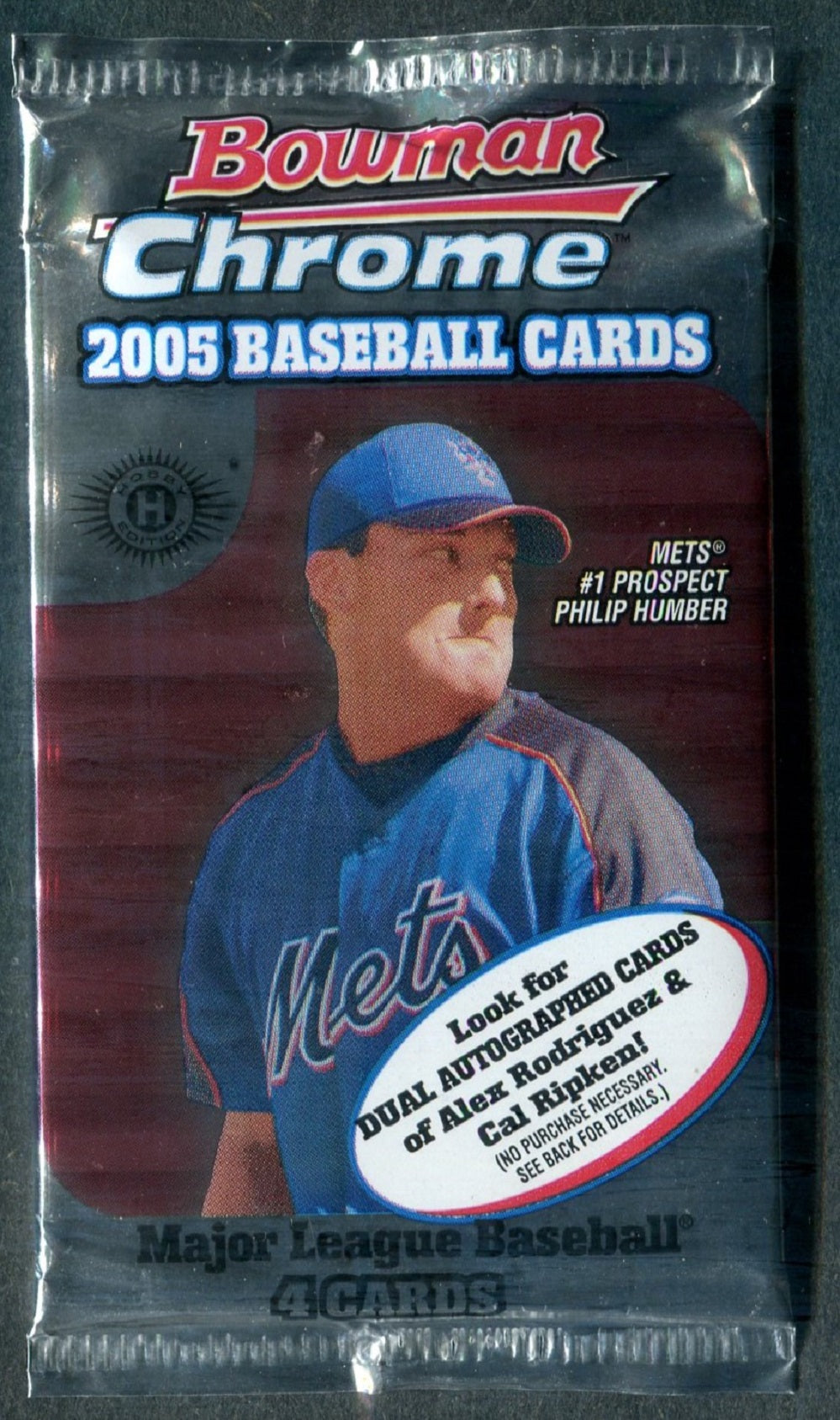 2005 Bowman Chrome Baseball Unopened Pack (Hobby) (4)