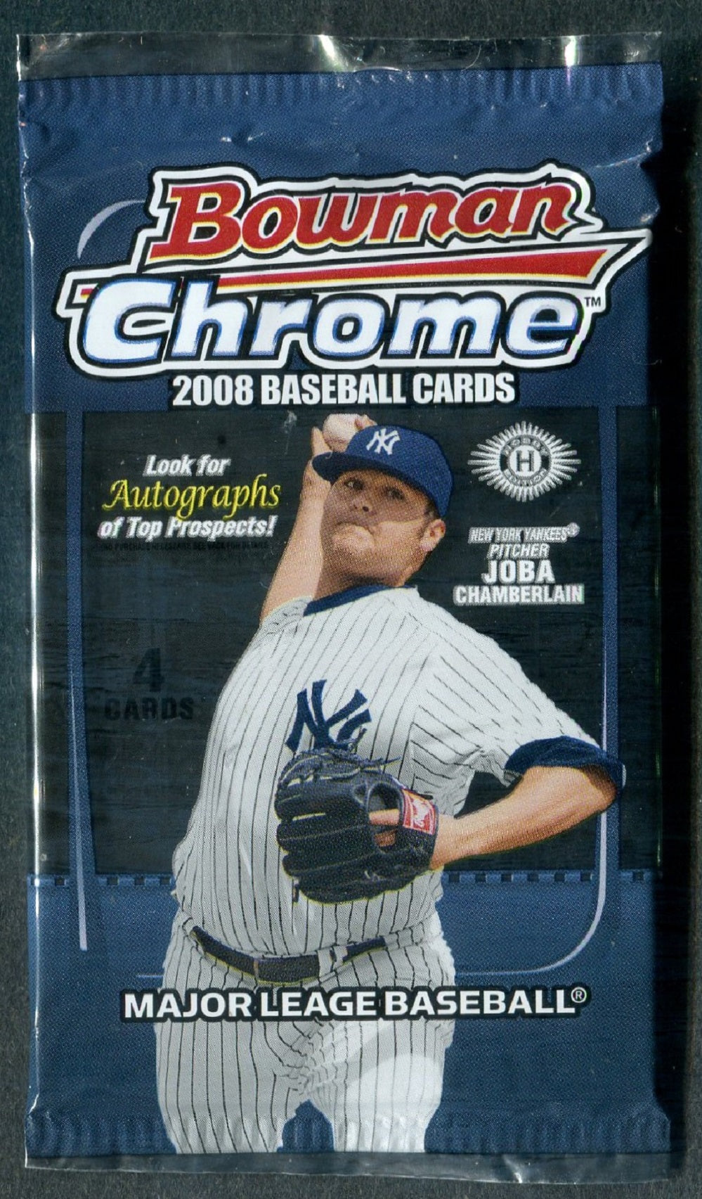 2008 Bowman Chrome Baseball Unopened Pack (Hobby) (4)