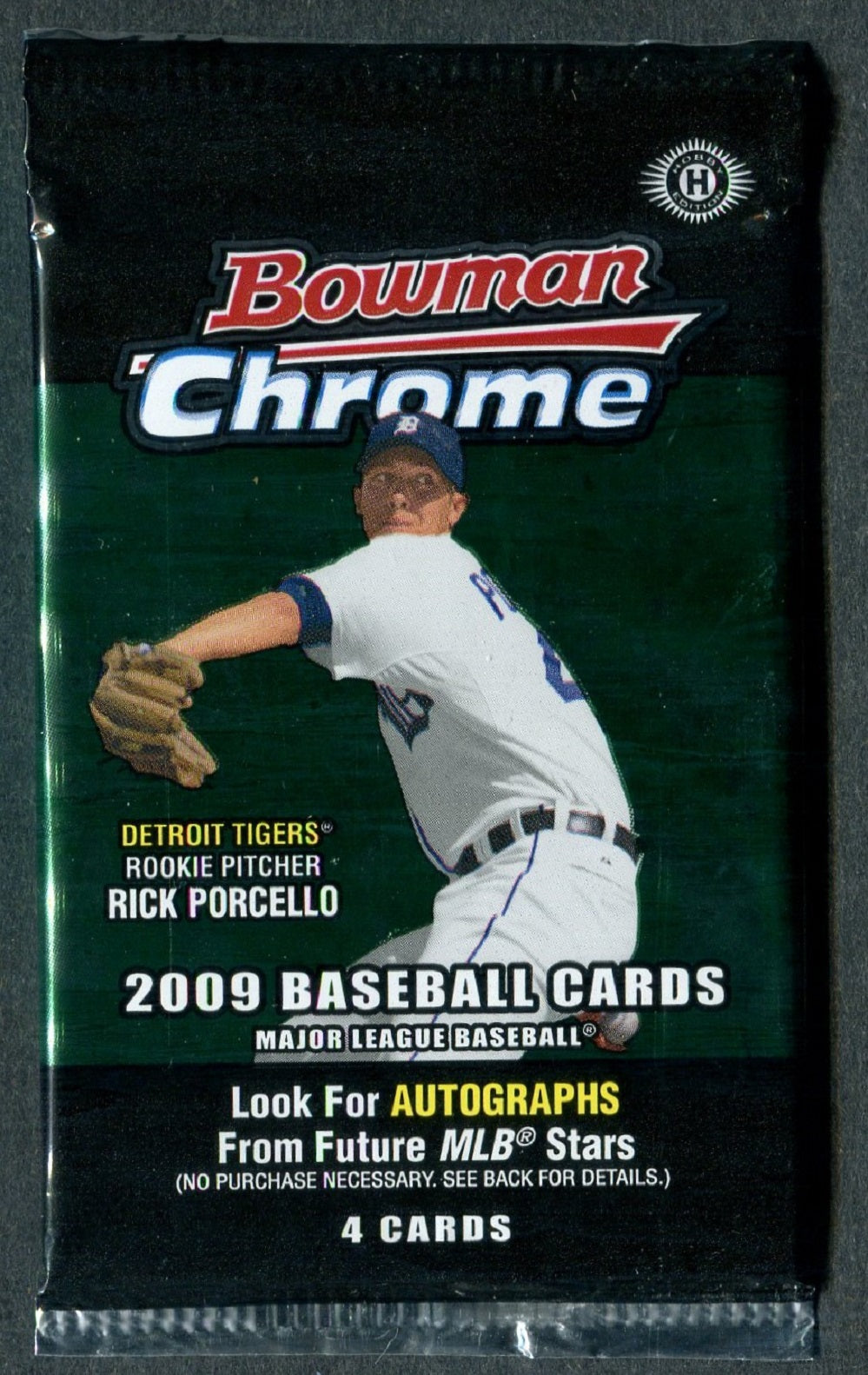 2009 Bowman Chrome Baseball Unopened Pack (Hobby) (4)