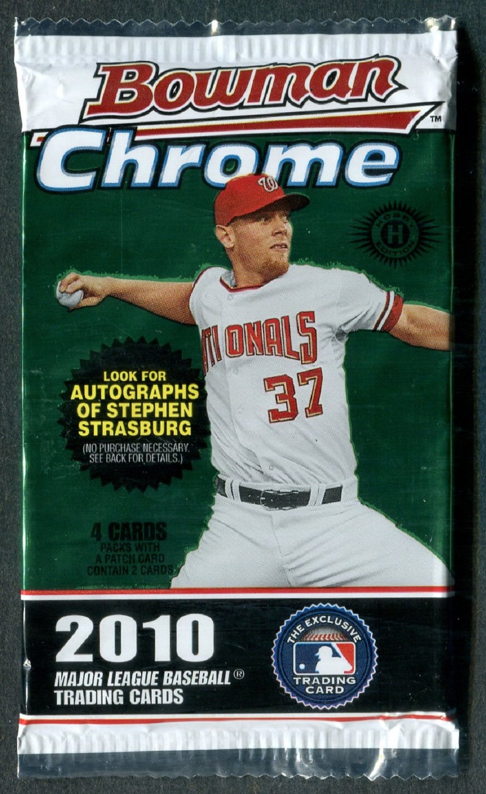 2010 Bowman Chrome Baseball Unopened Pack (Hobby) (4)