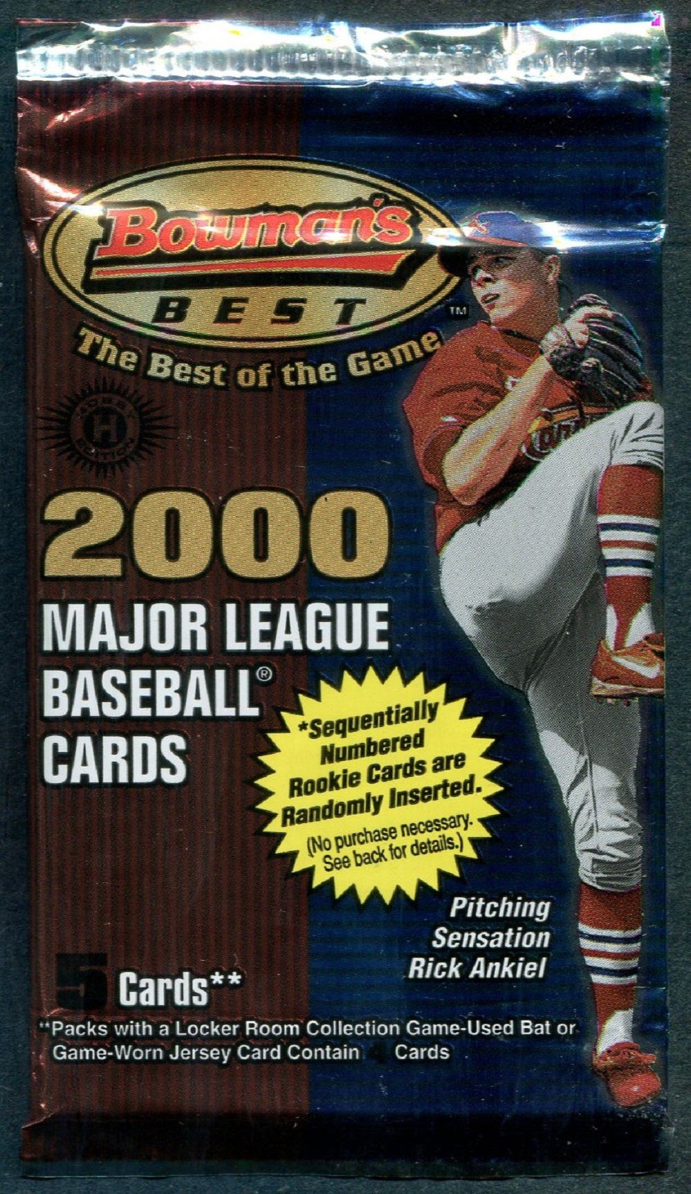 2000 Bowman's Best Baseball Unopened Pack (Hobby) (5)