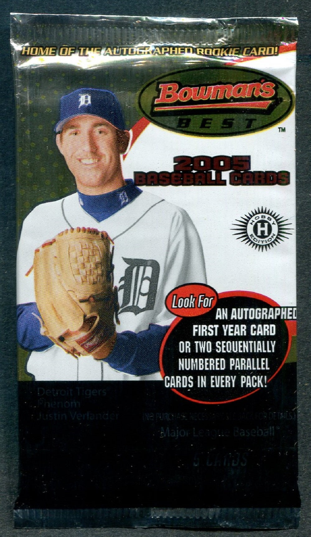 2005 Bowman's Best Baseball Unopened Pack (Hobby) (5)