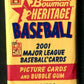 2001 Bowman Heritage Baseball Unopened Pack (Hobby) (10)