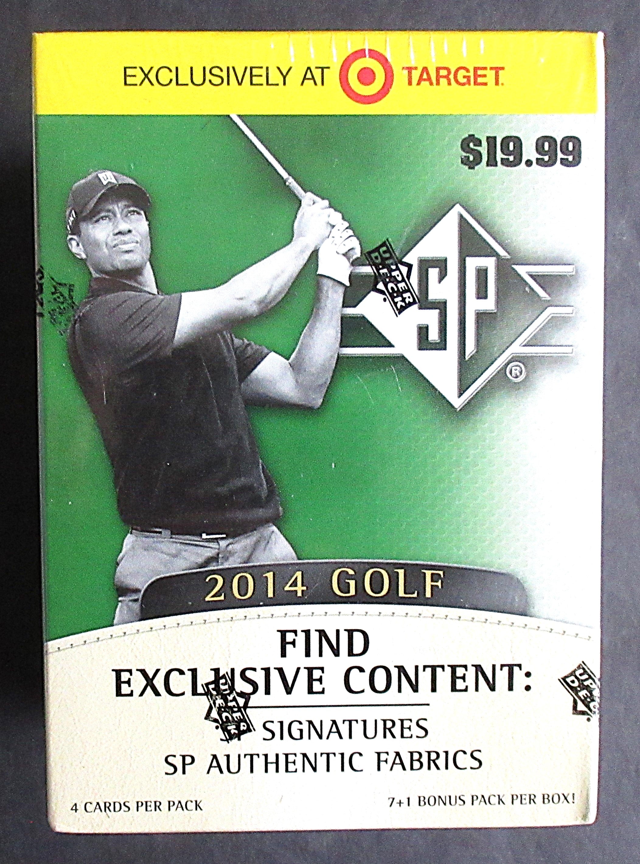 2014 Upper Deck SP Golf Unopened Blaster Box (Target) (8/4)
