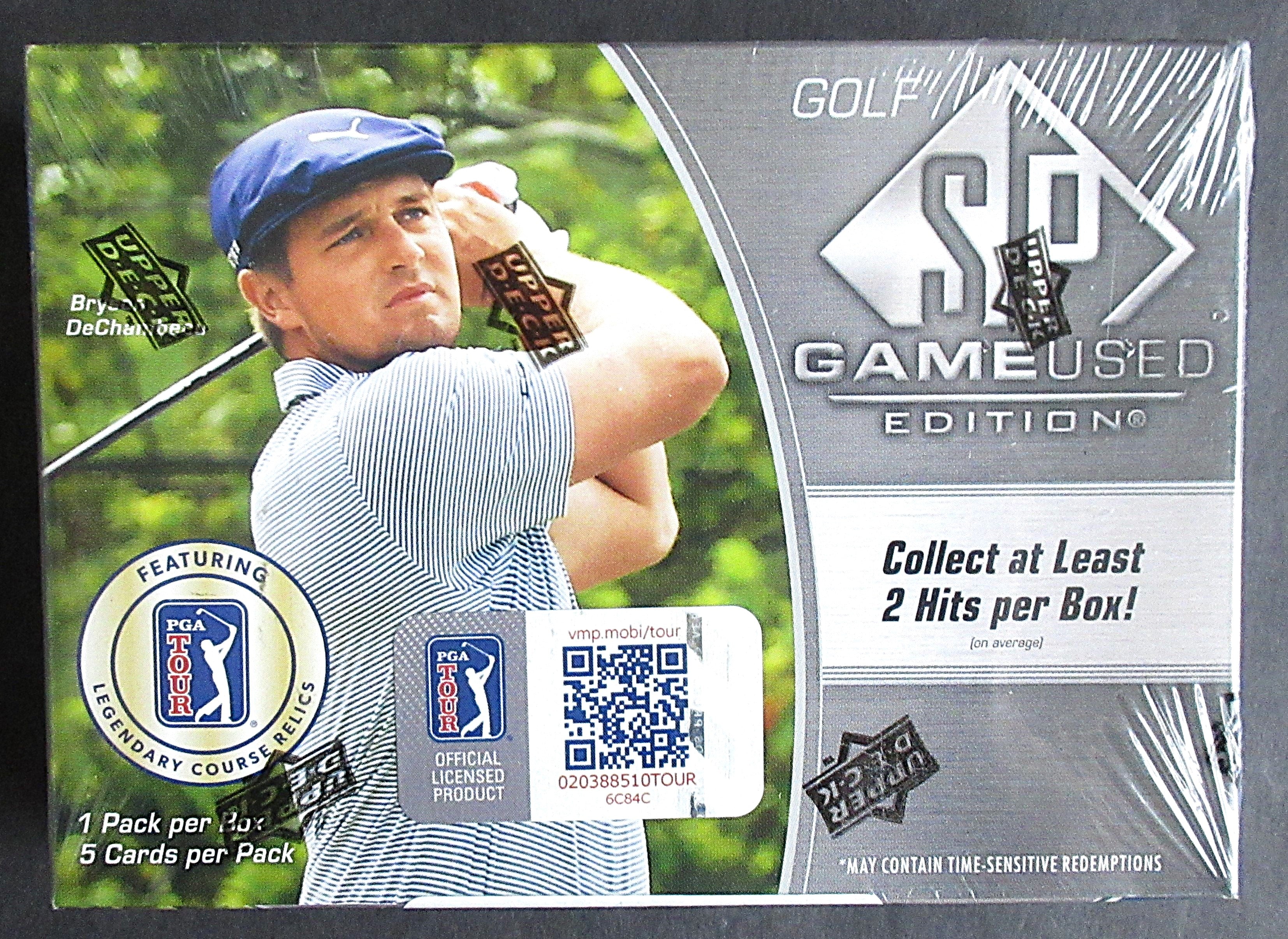 2021 Upper Deck SP Game Used Edition Golf Box (Hobby) (1/5)