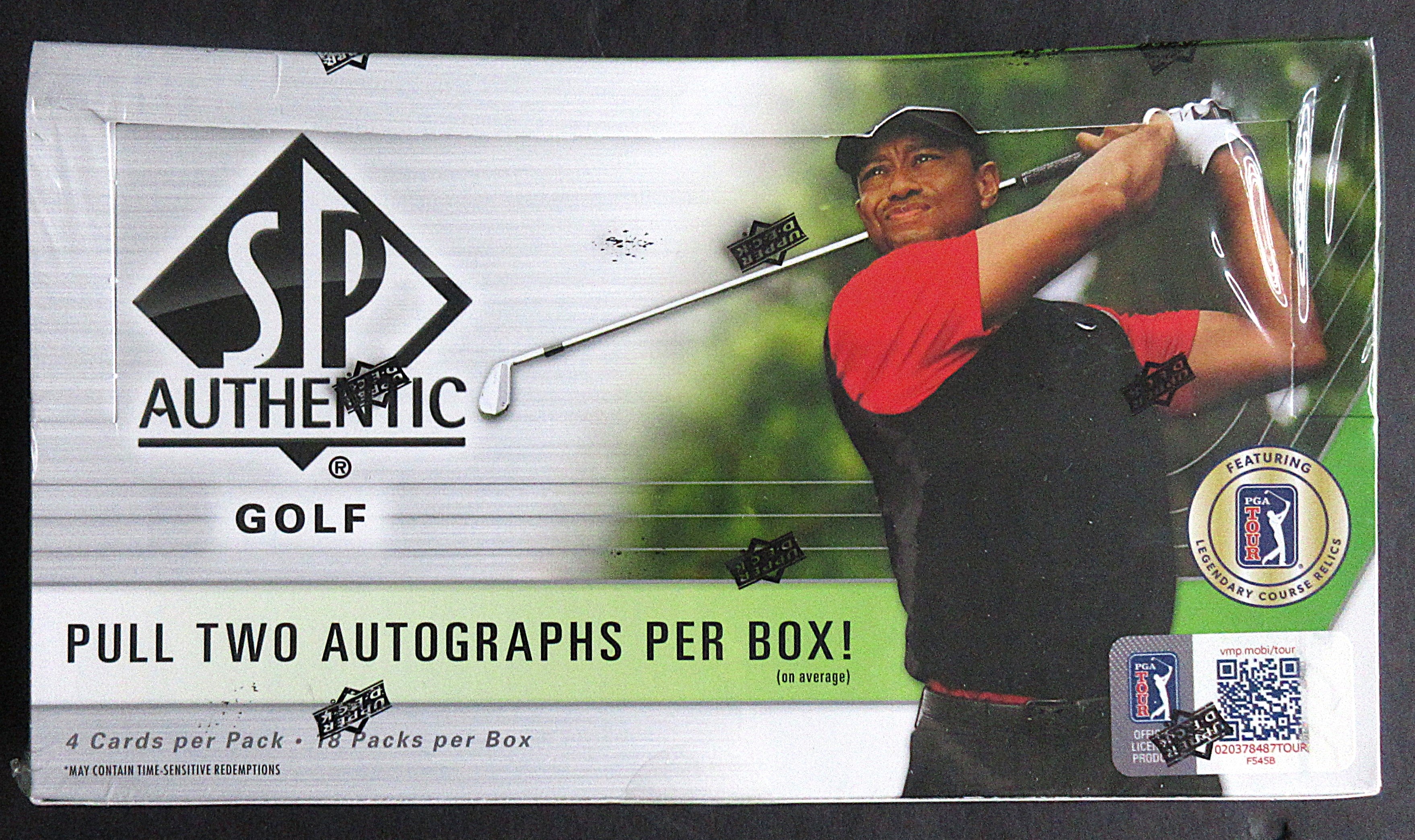 2021 Upper Deck SP Authentic Golf Box (Hobby) (18/4)