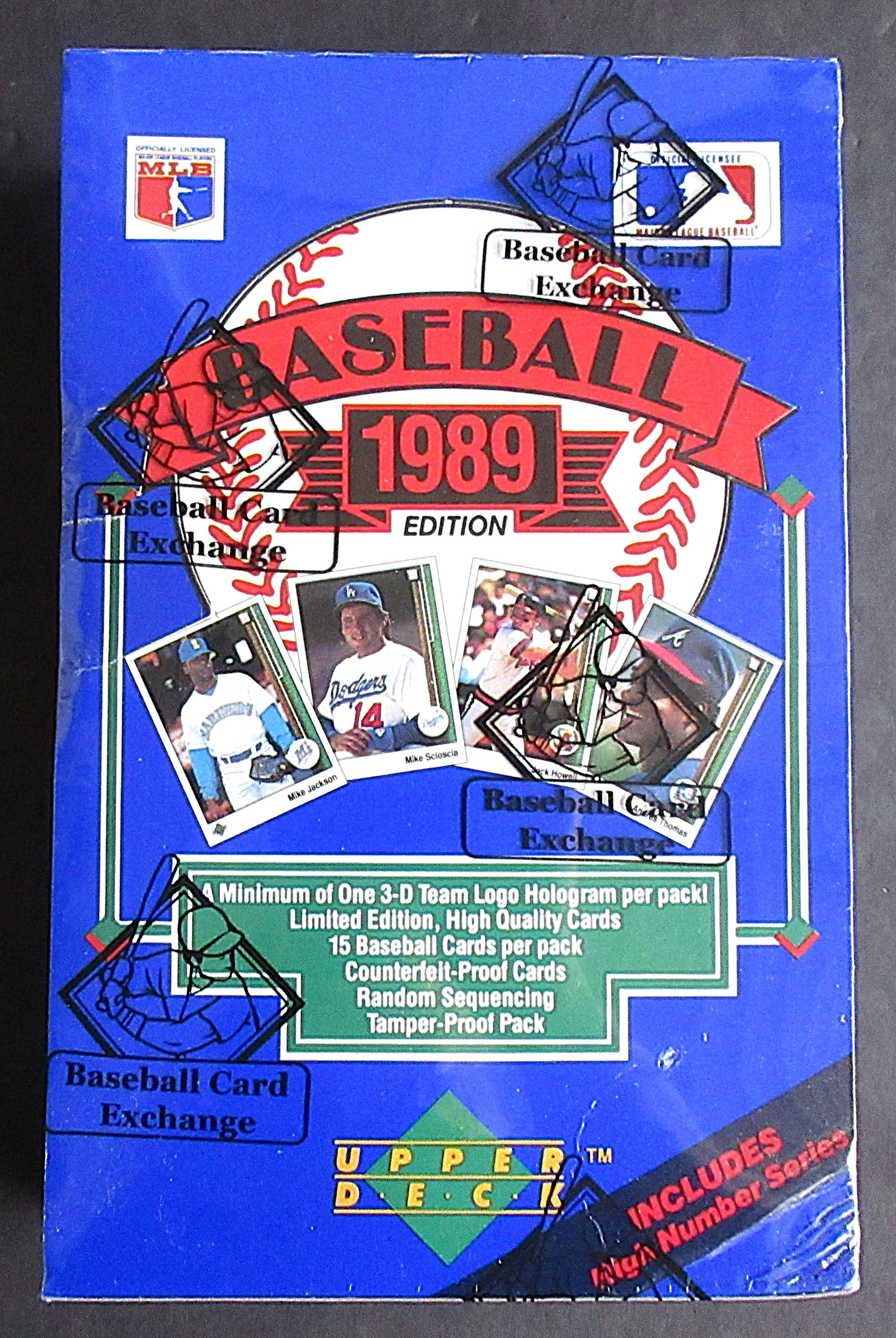 1989 Upper Deck Baseball High Series Box (FASC) (Read)
