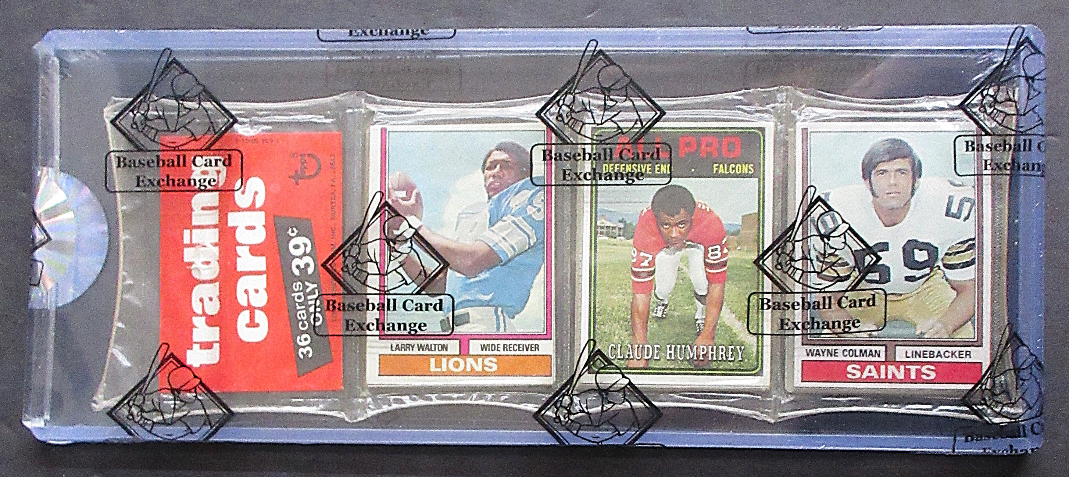 1974 Topps Football Unopened Rack Pack (BBCE) (26517)