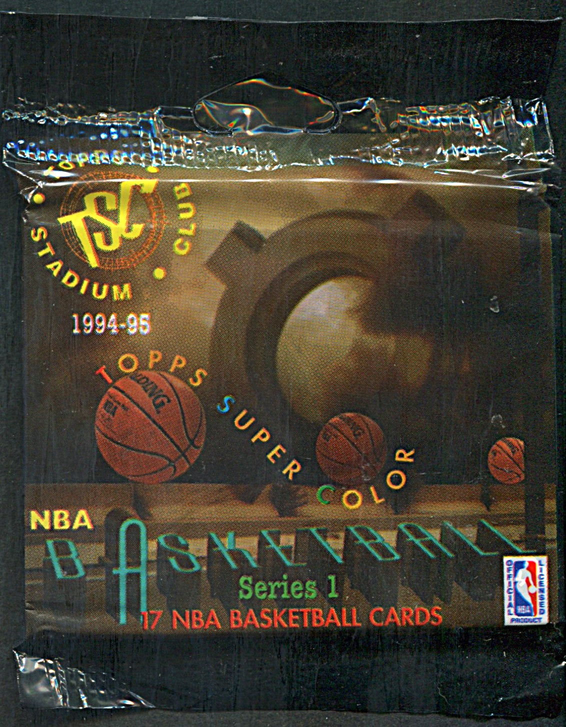 1994/95 Topps Stadium Club Basketball Unopened Series 1 Jumbo Pack (17)