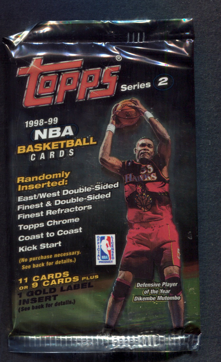1998/99 Topps Basketball Unopened Series 2 Pack (Retail) (11)