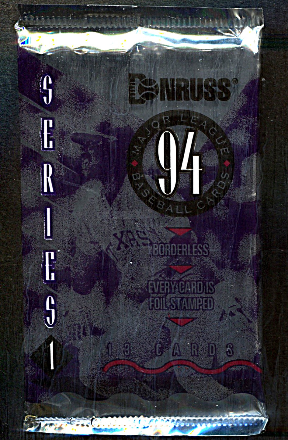 1994 Donruss Baseball Unopened Series 1 Pack (13)