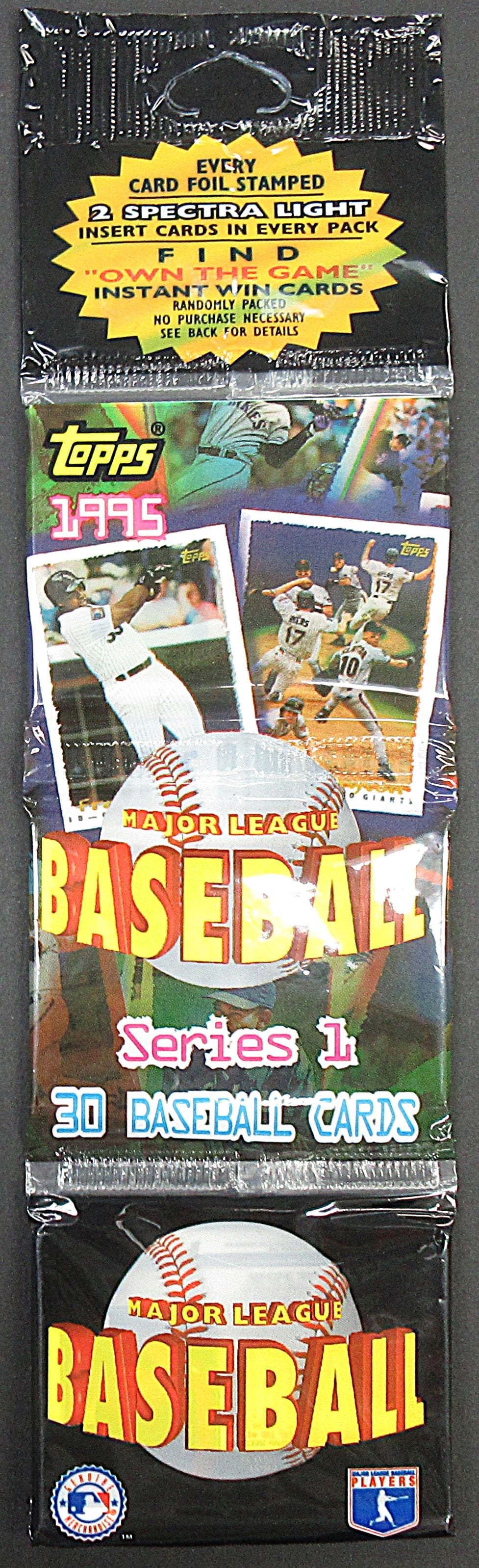 1995 Topps Baseball Unopened Series 1 Rack Pack (30)