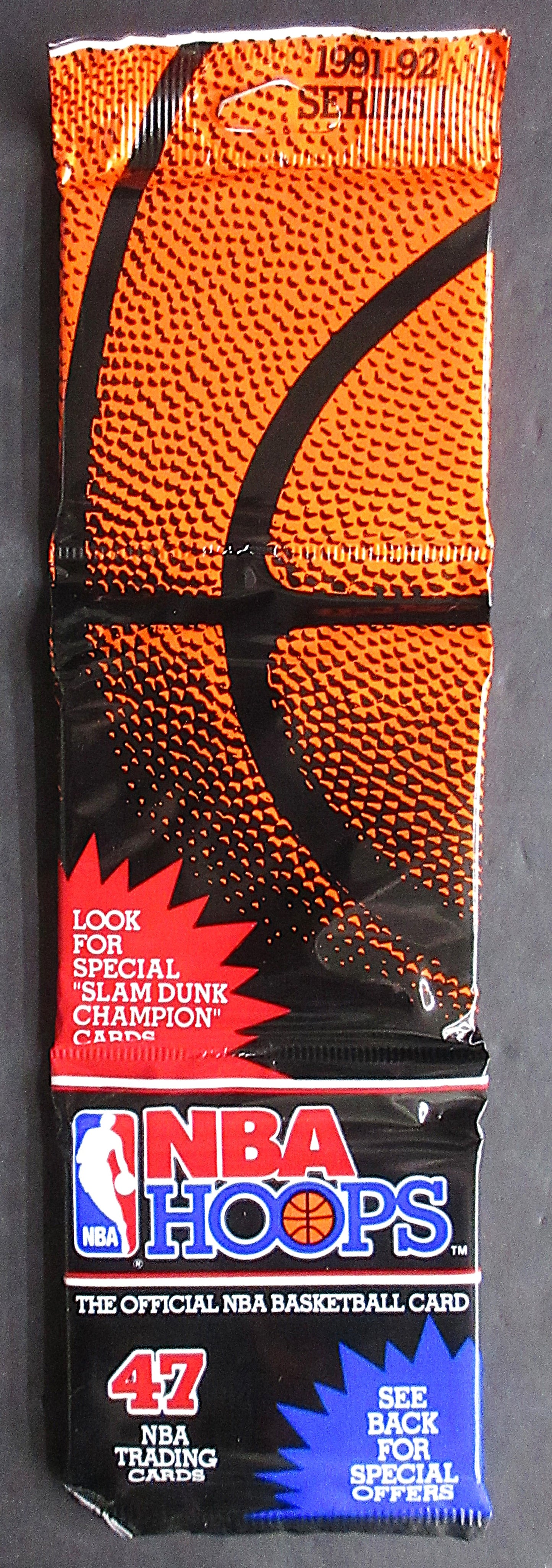 1991/92 Hoops Basketball Unopened Series 1 Rack Pack (47)