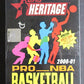 2000/01 Topps Heritage Basketball Blaster Box (7/8)