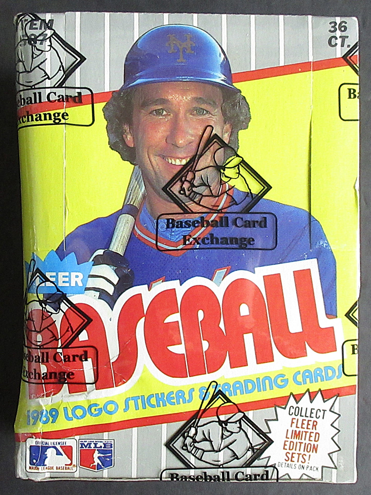 1989 Fleer Baseball Unopened Wax Box (FASC) (Code 83641) (Read) (26552)