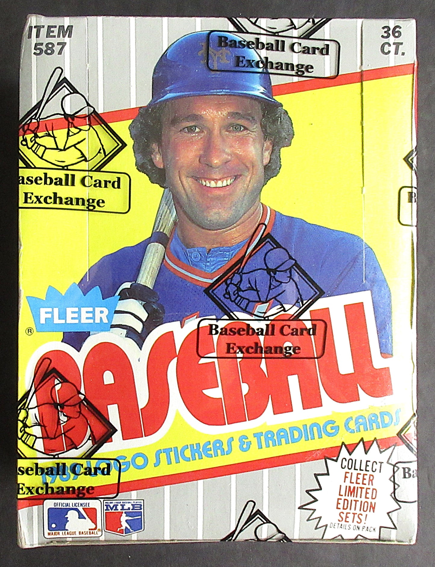 1989 Fleer Baseball Unopened Wax Box (FASC) (Code 83641) (Read) (26553)