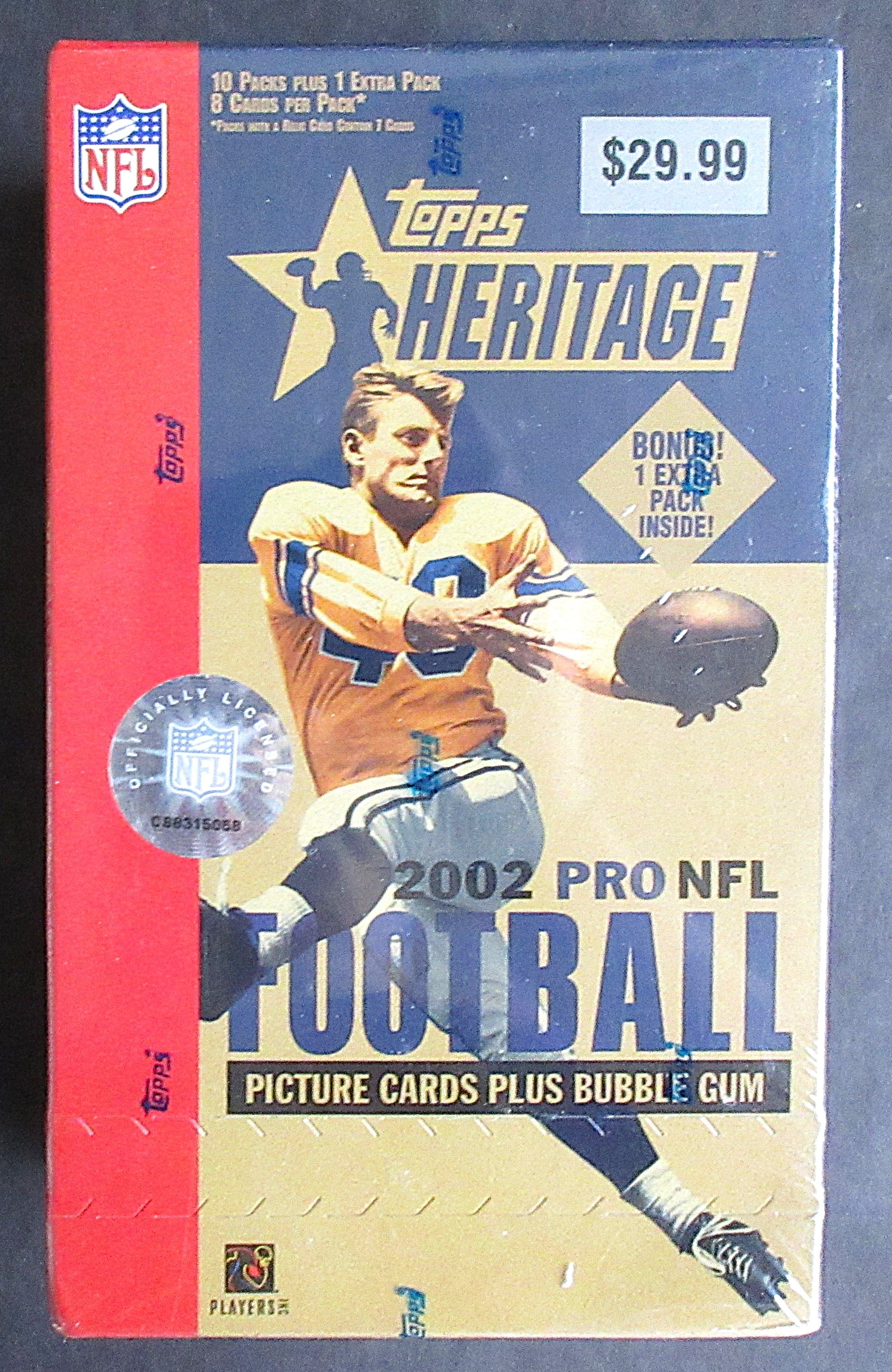 2002 Topps Heritage Football Blaster Box (11/8)