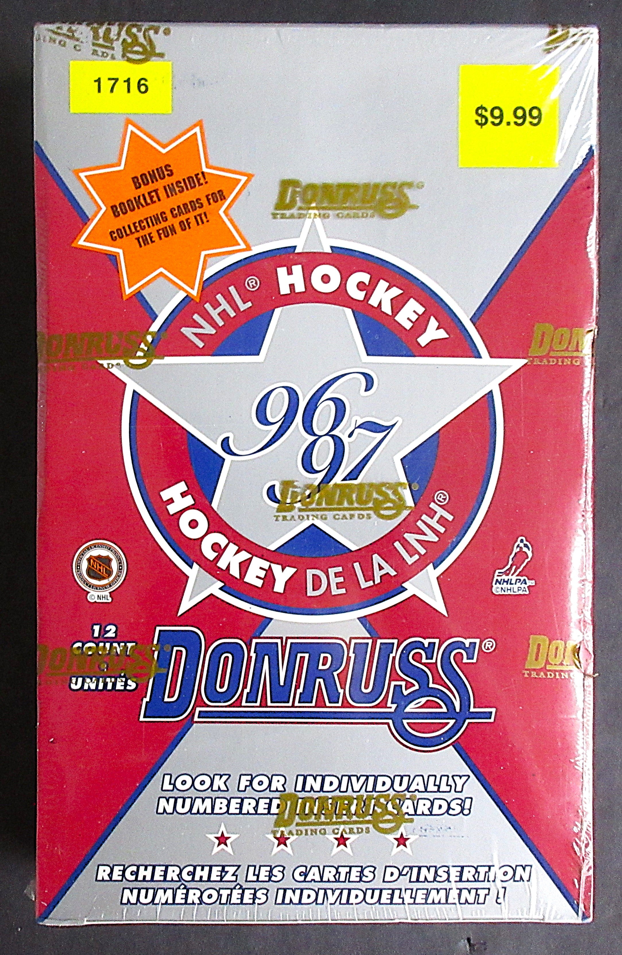 1996/97 Donruss Hockey Blaster Box (12/)