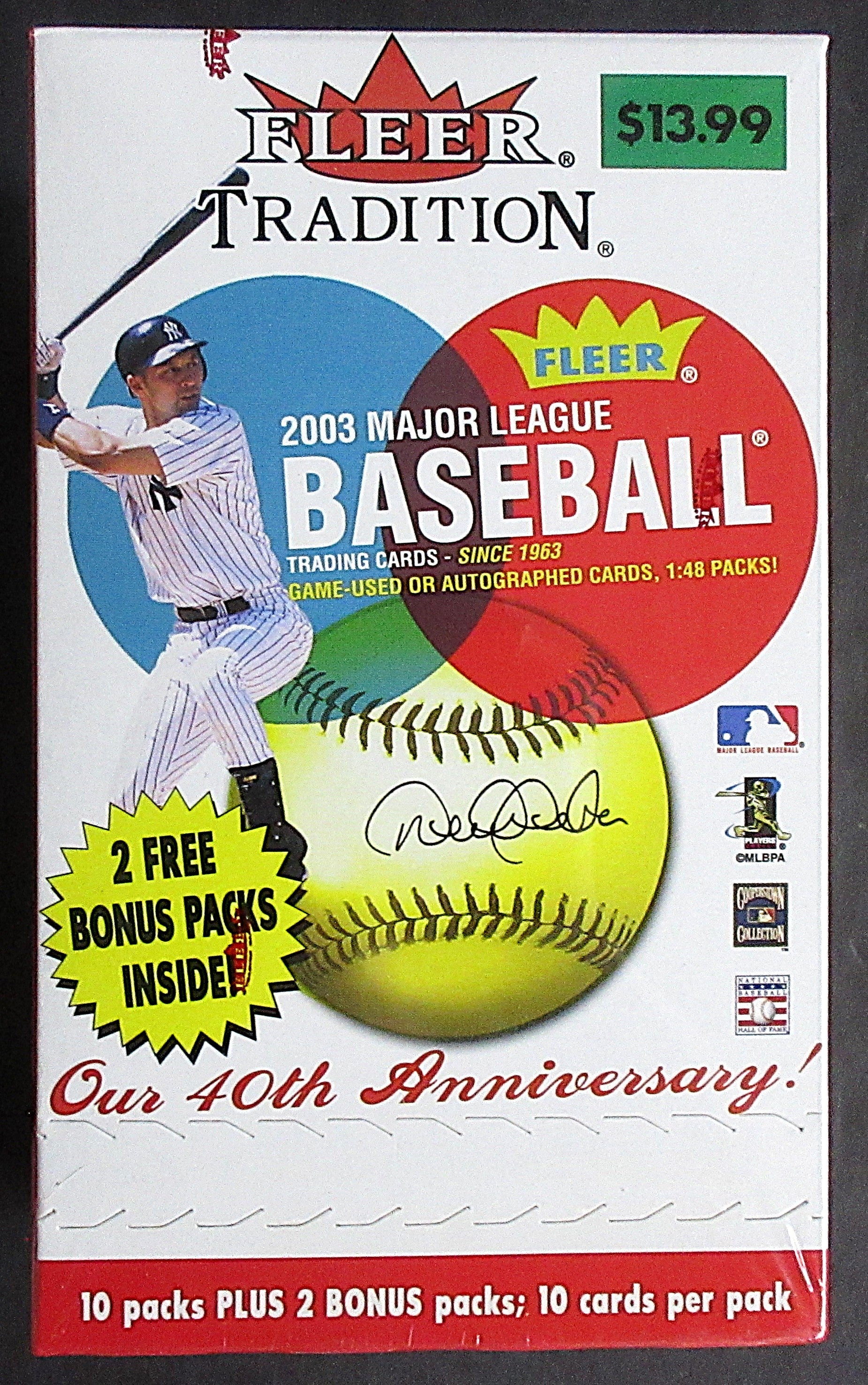 2003 Fleer Tradition Baseball Blaster Box (12/10)