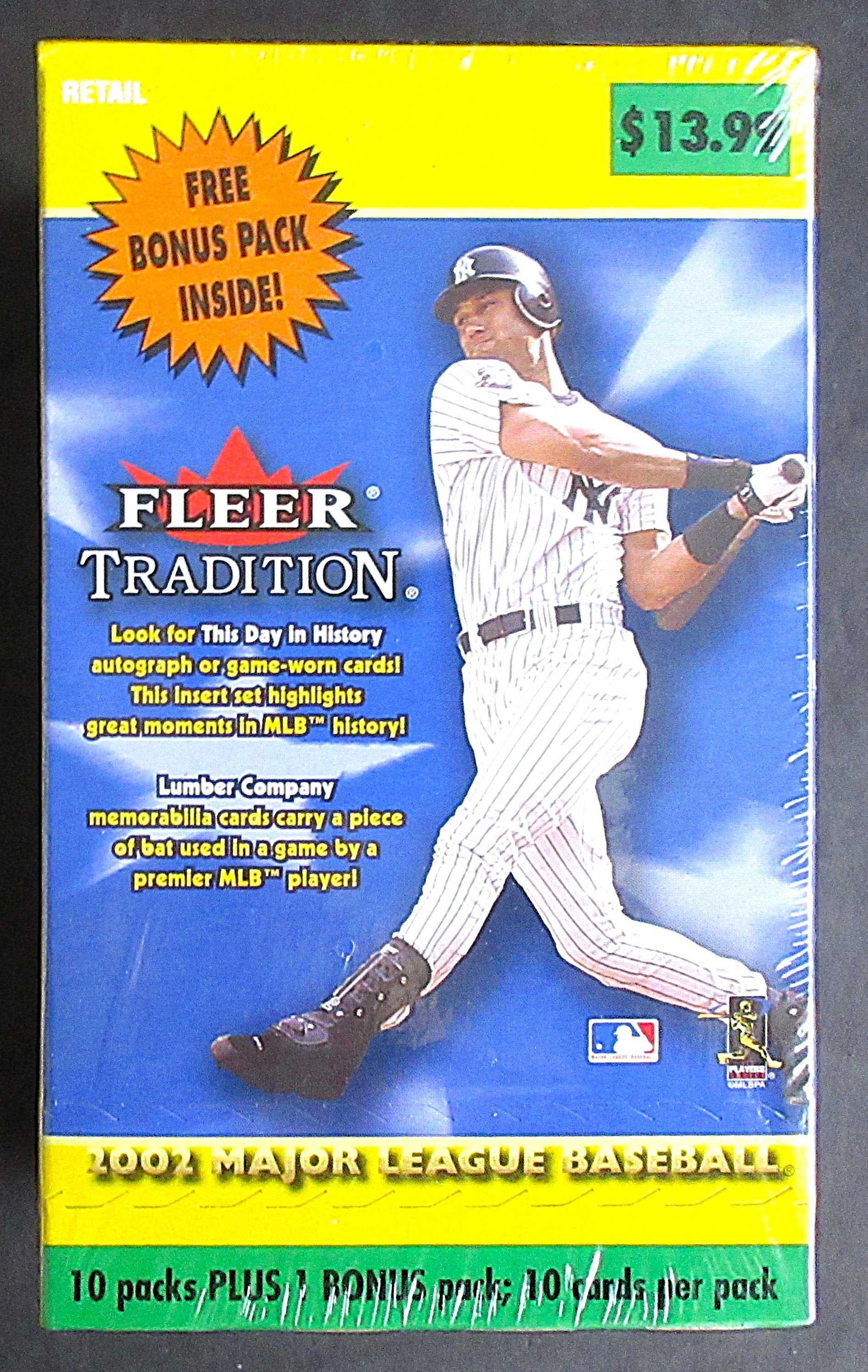 2002 Fleer Tradition Baseball Blaster Box (11/10)