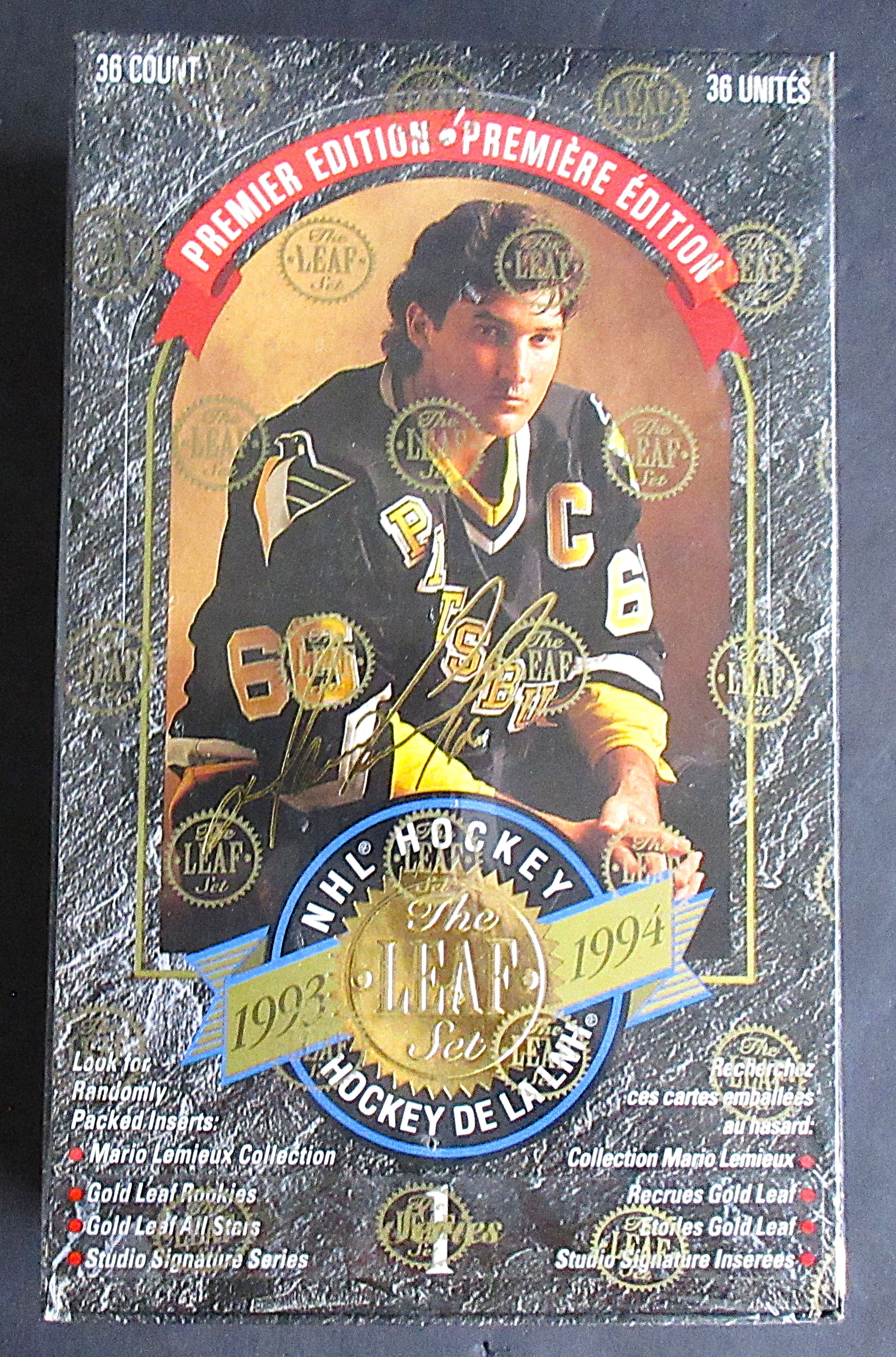 1993/94 Leaf Hockey Series 1 Box (36/14)