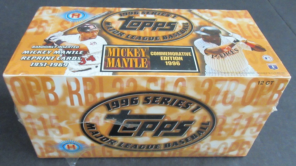 1996 Topps Baseball Series 1 Jumbo Box (Hobby) (12/41)