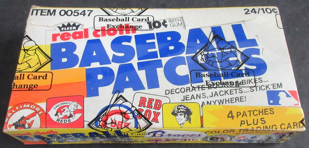 1976 Fleer Baseball Unopened Pacthes Wax Box (BBCE)