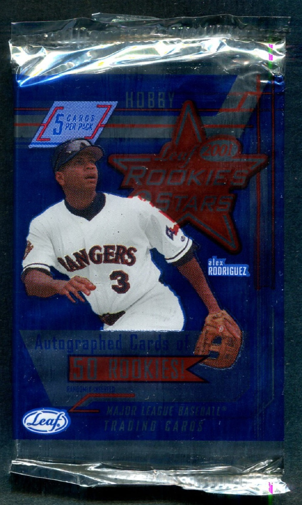 2001 Leaf Rookies & Stars Baseball Unopened Pack (Hobby) (5)