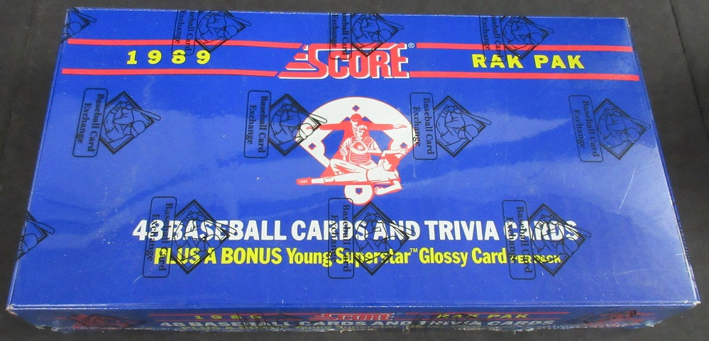 1989 Score Baseball Unopened Rack Box (FASC)