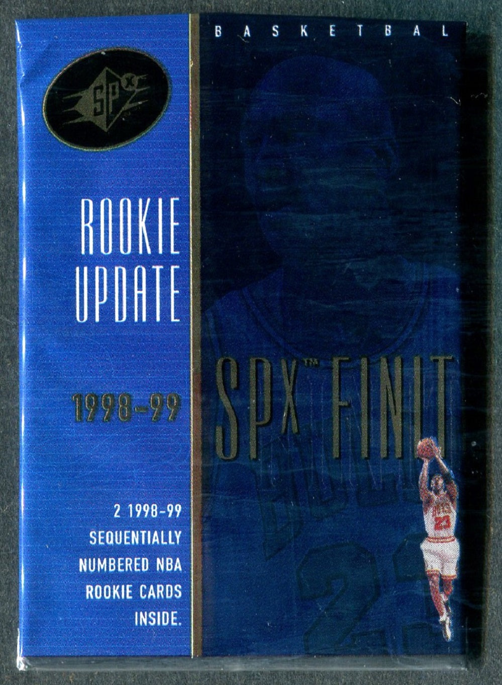 1998/99 Upper Deck SPX Finite Basketball Unopened Rookie Update Pack (Hobby) (2)