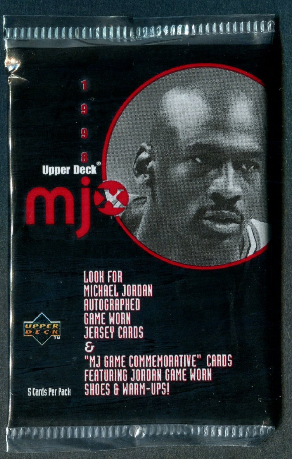 1998/99 Upper Deck MJX Basketball Unopened Pack (Hobby) (5)