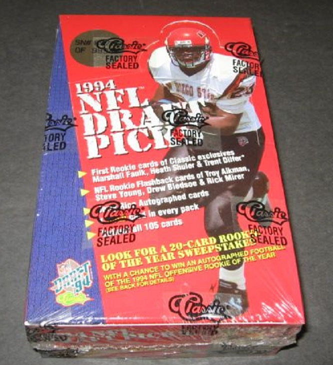 1994 Classic NFL Draft Picks Football Box
