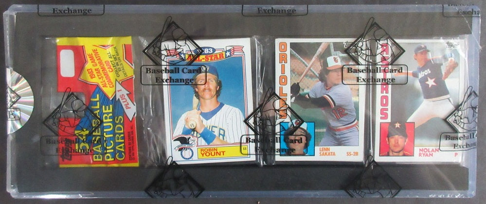 1984 Topps Baseball Unopened Rack Pack (BBCE) (Ryan Top)