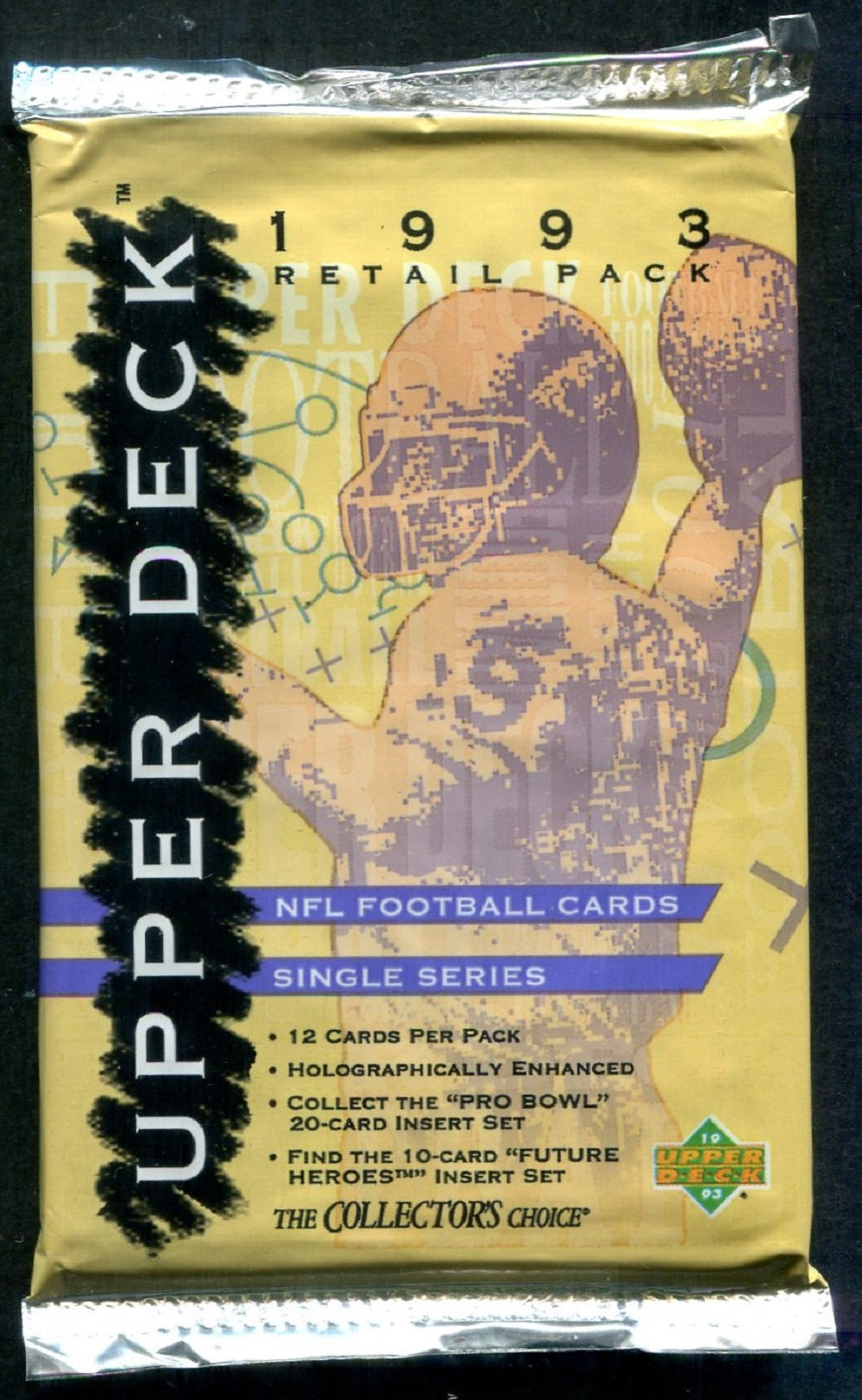 1993 Upper Deck Football Unopened Pack (Retail) (12)