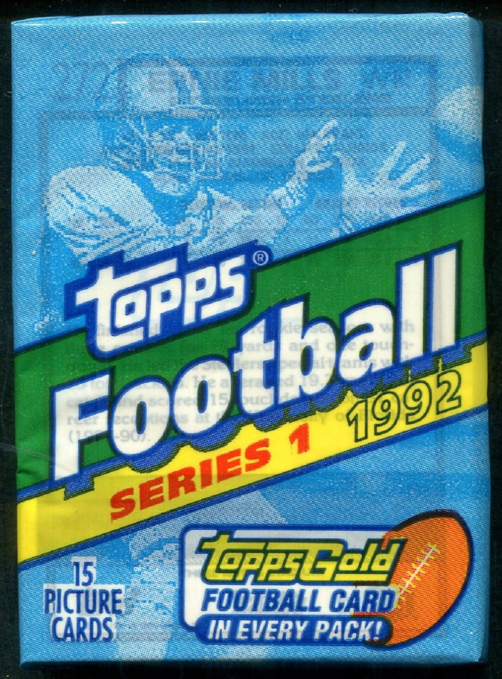 1992 Topps Football Unopened Series 1 Pack (15)