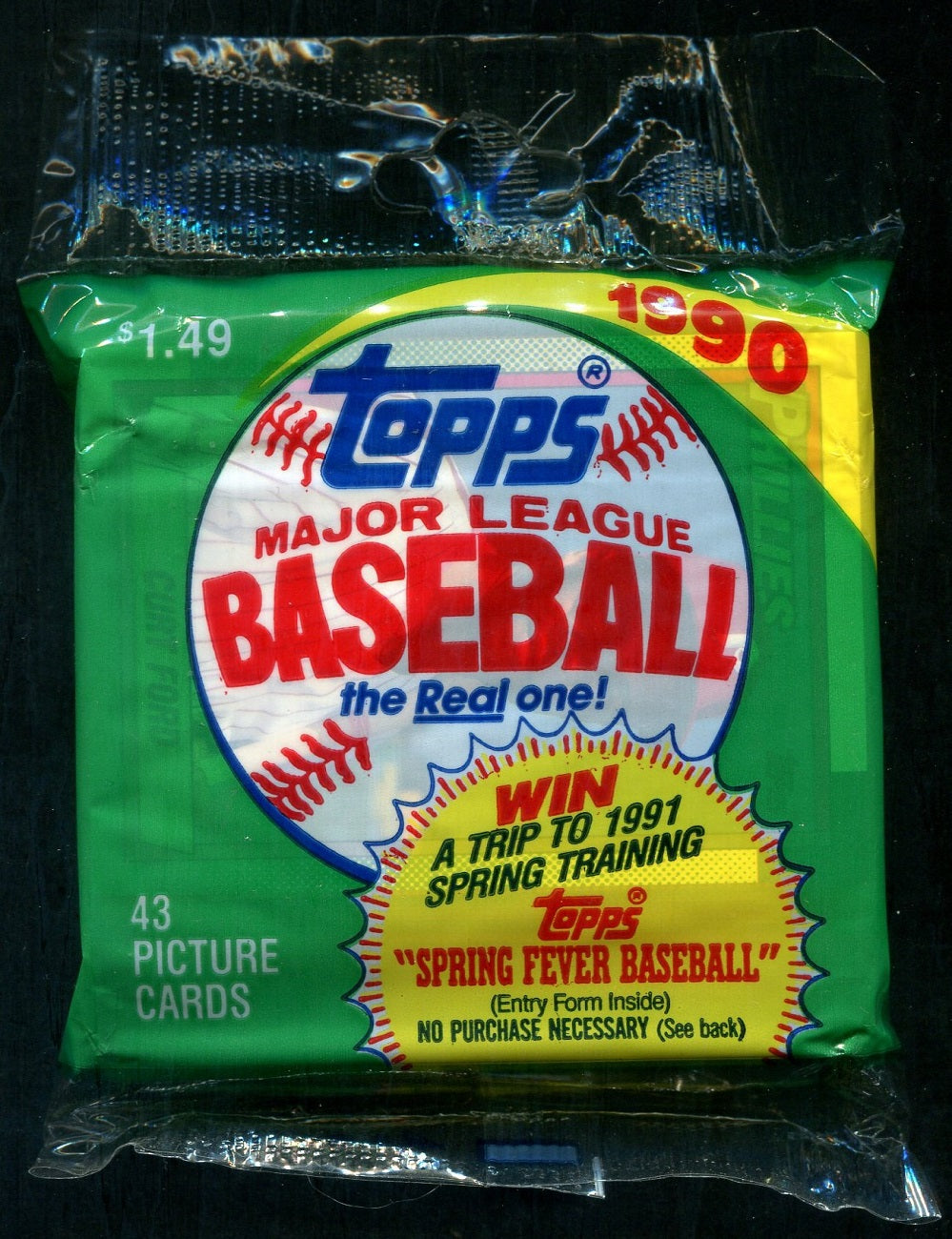 1990 Topps Baseball Unopened Jumbo Pack (Pre-Priced) (43)