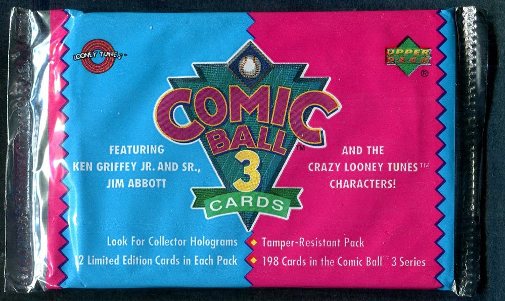 1991 Upper Deck Comic Ball Unopened Series 3 Pack (12)