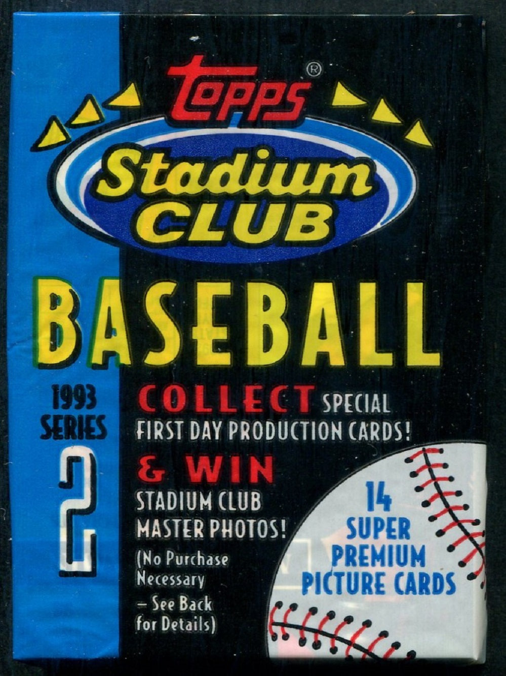 1993 Topps Stadium Club Baseball Unopened Series 2 Pack (14)