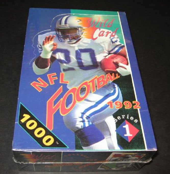 1992 Wild Card NFL Football Series 1 Box