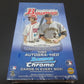 2012 Bowman Baseball Jumbo Box (HTA) (12/32)