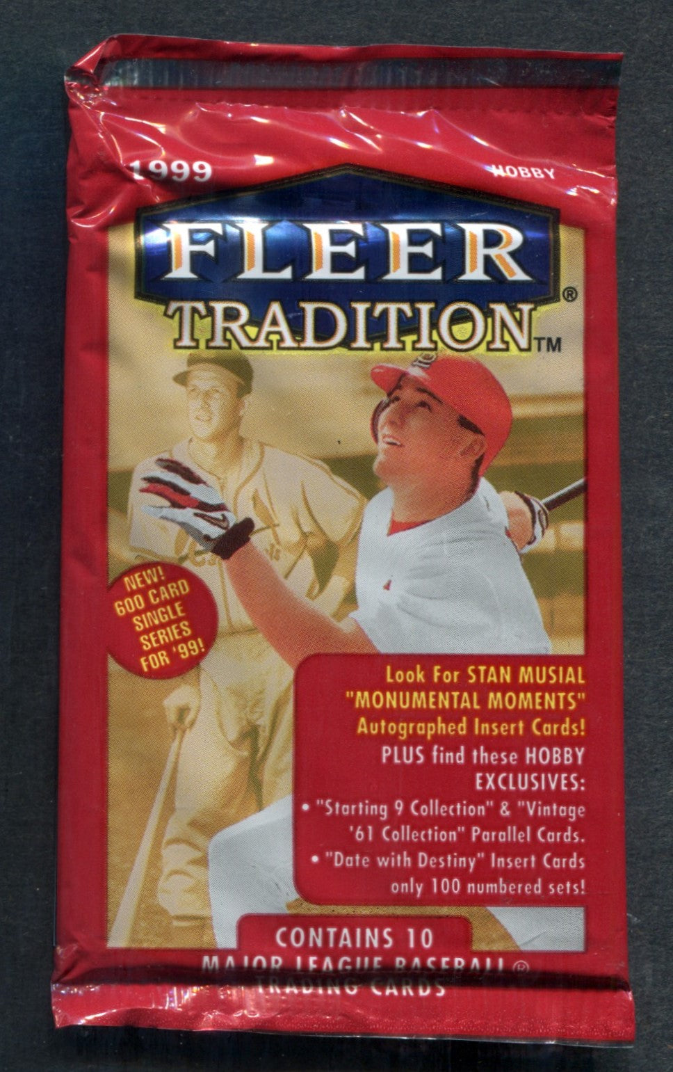 1999 Fleer Tradition Baseball Unopened Pack (Hobby) (10)