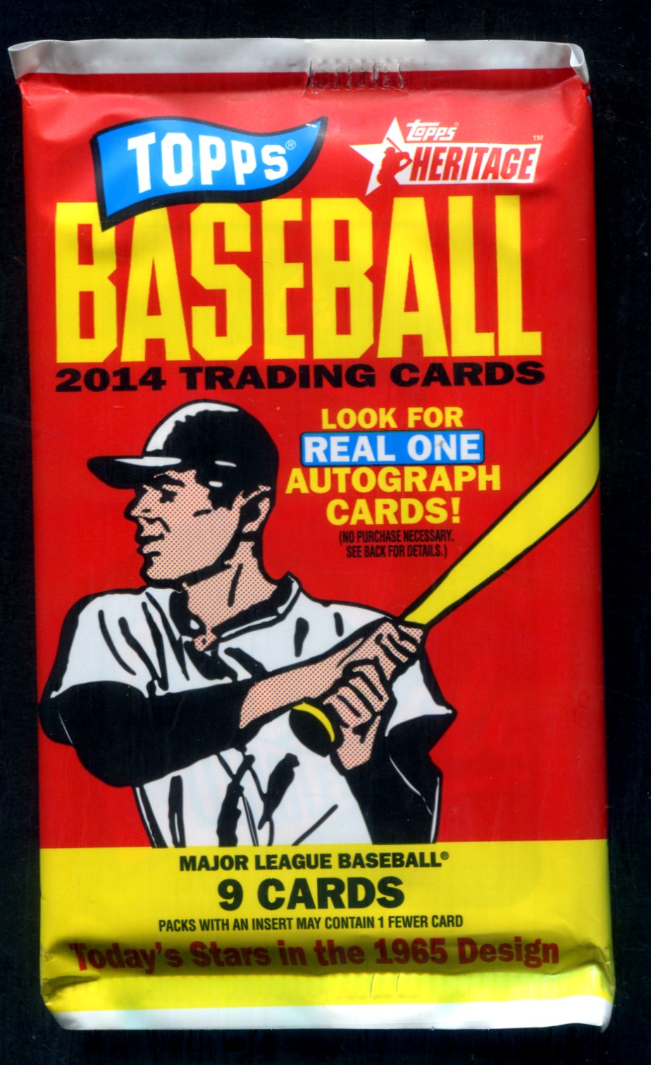 2014 Topps Heritage Baseball Unopened Pack (Retail) (9)