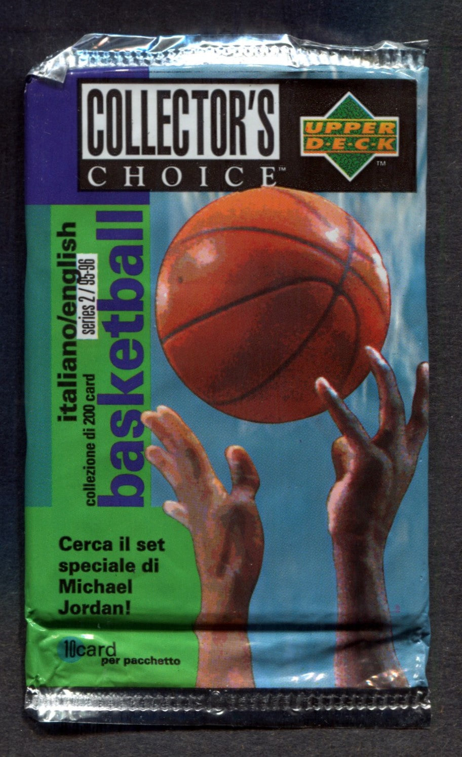 1995/96 Upper Deck Collector's Choice Basketball Unopened Series 2 Pack (Italian) (12)