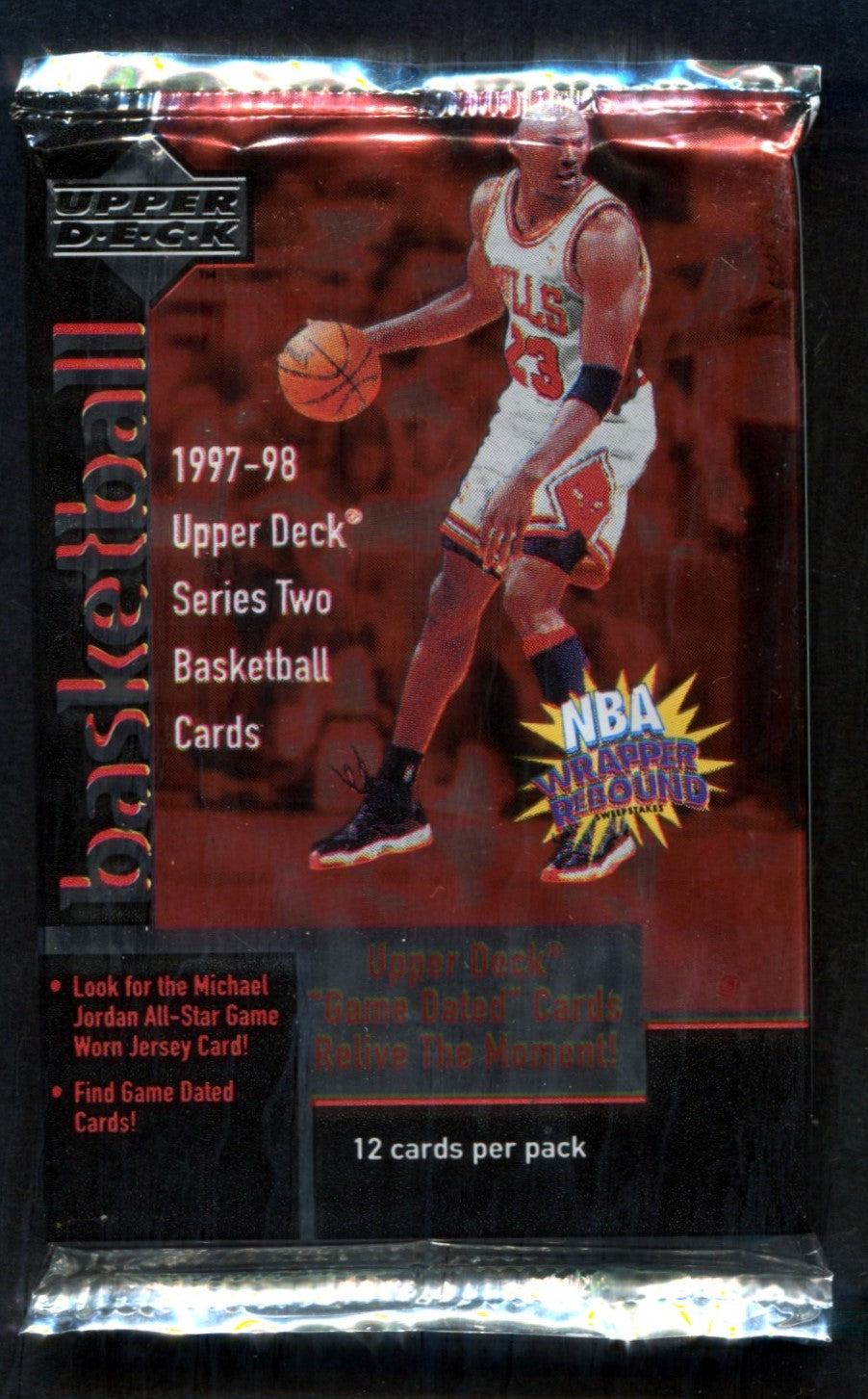 1997/98 Upper Deck Basketball Unopened Series 2 Pack (Hobby) (12)