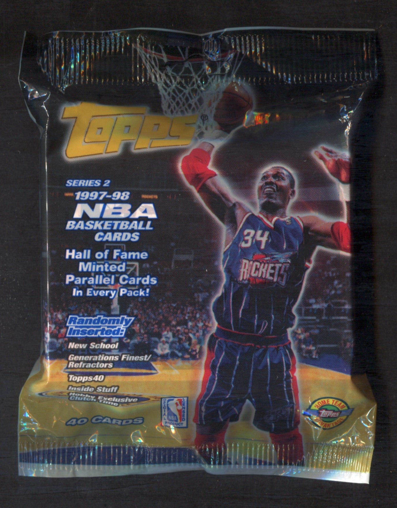 1997/98 Topps Basketball Unopened Series 2 Jumbo Pack (HTA) (40)