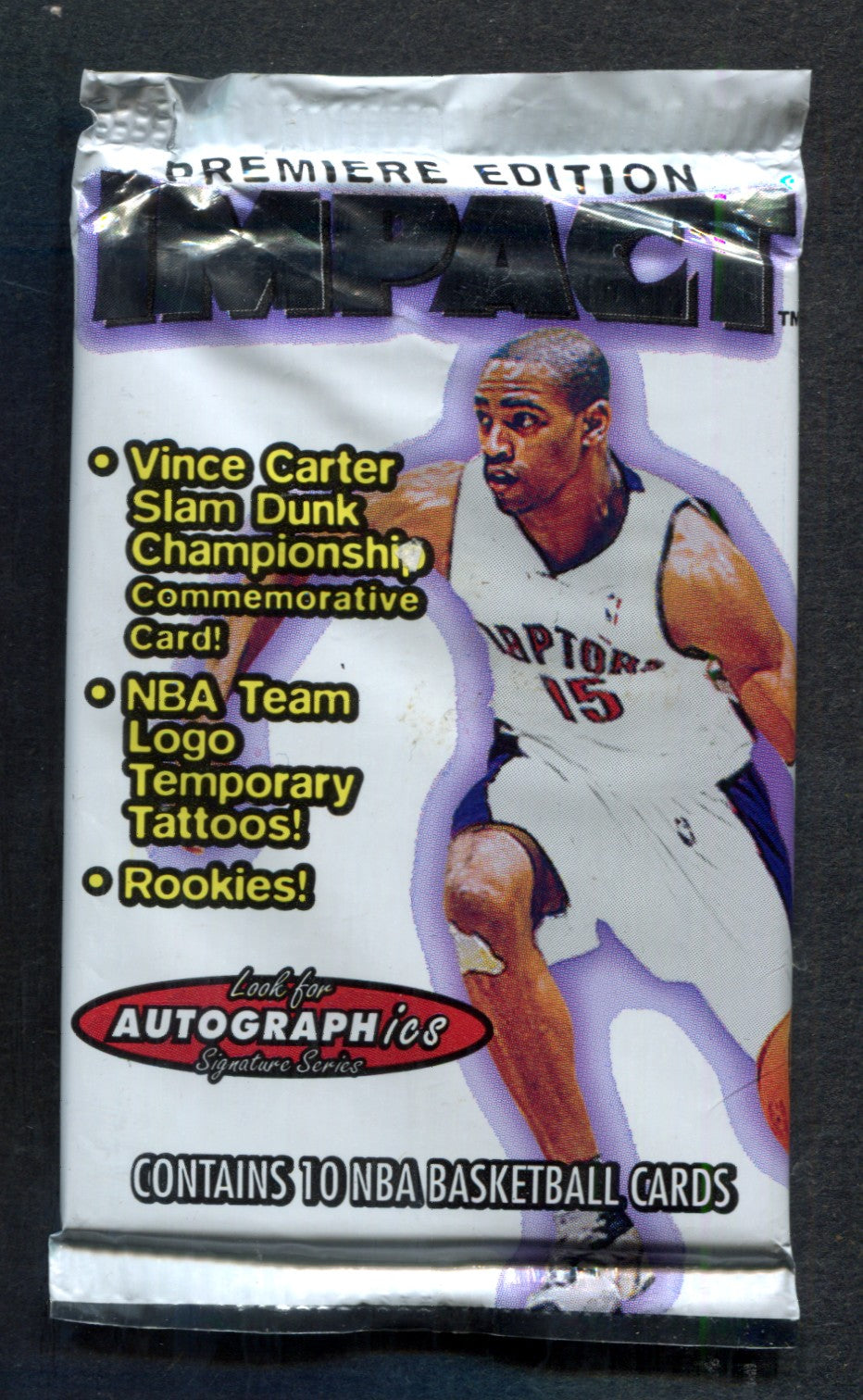 1999/00 Fleer Impact Basketball Unopened Pack (Hobby) (10)
