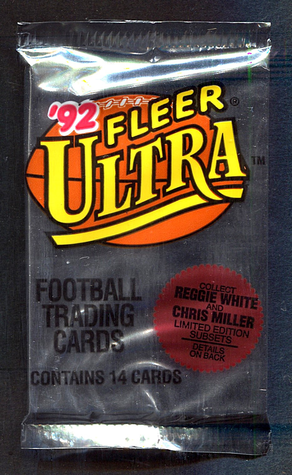 1992 Fleer Ultra Football Unopened Pack (14)
