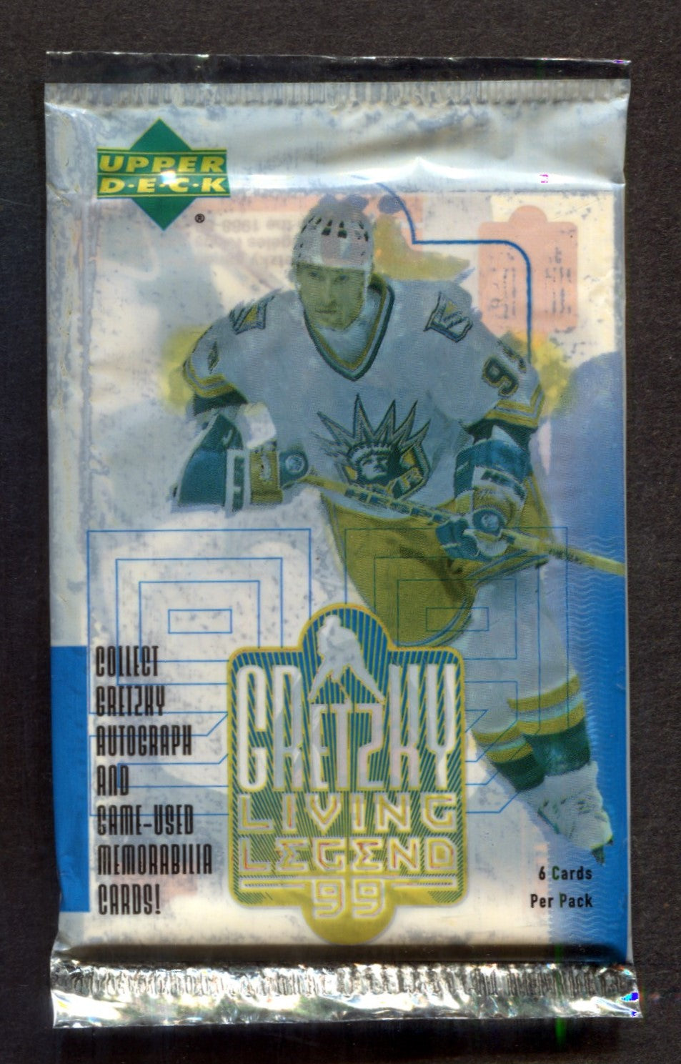 1999/00 Upper Deck Gretzky Living Legend Hockey Unopened Pack (6)