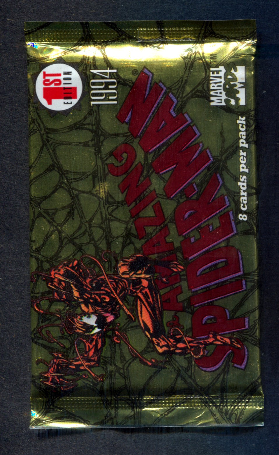 1994 Fleer The Amazing Spiderman Unopened 1st Edition Pack (8)