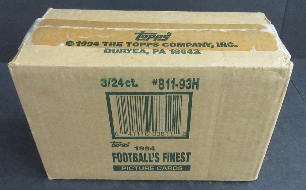 1994 Topps Finest Football Case (Hobby) (3 Box)